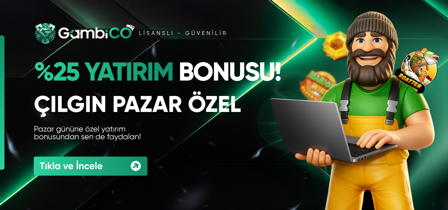 Çılgın Pazar %25 Yatırım Bonusu